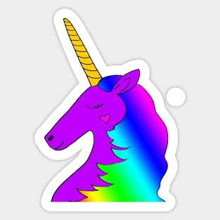 random unicorn Sticker